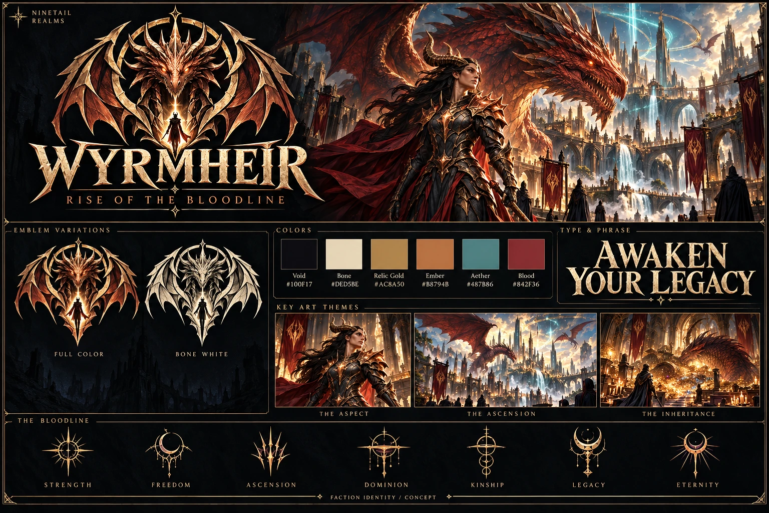 Wyrmheir branding board